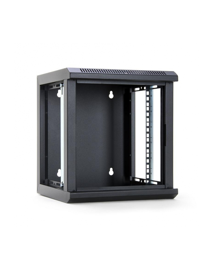 START.LAN szafa RACK 10'' 6U 312x300mm black (drzwi szklane) główny