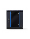 START.LAN szafa RACK 10'' 6U 312x300mm black (drzwi szklane) - nr 3