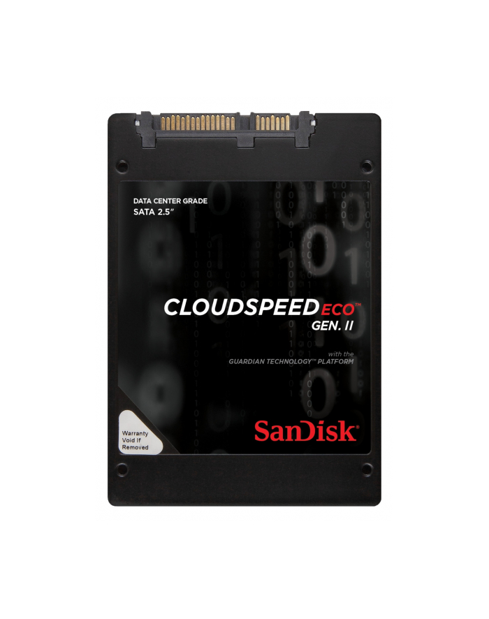 SANDISK CloudSpeed Eco Gen. II SSD 960GB Data Center 6,4cm 2.5inch SATA 6Gb/s 15nm MLC read-intensive główny