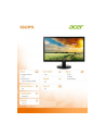 ACER Monitor K242HYLbid 60cm (23.8inch) Wide 1920x1080(FHD) 16:9 4ms 100M:1 IPS LED DVI HDMI Acer EcoDisplay - nr 4