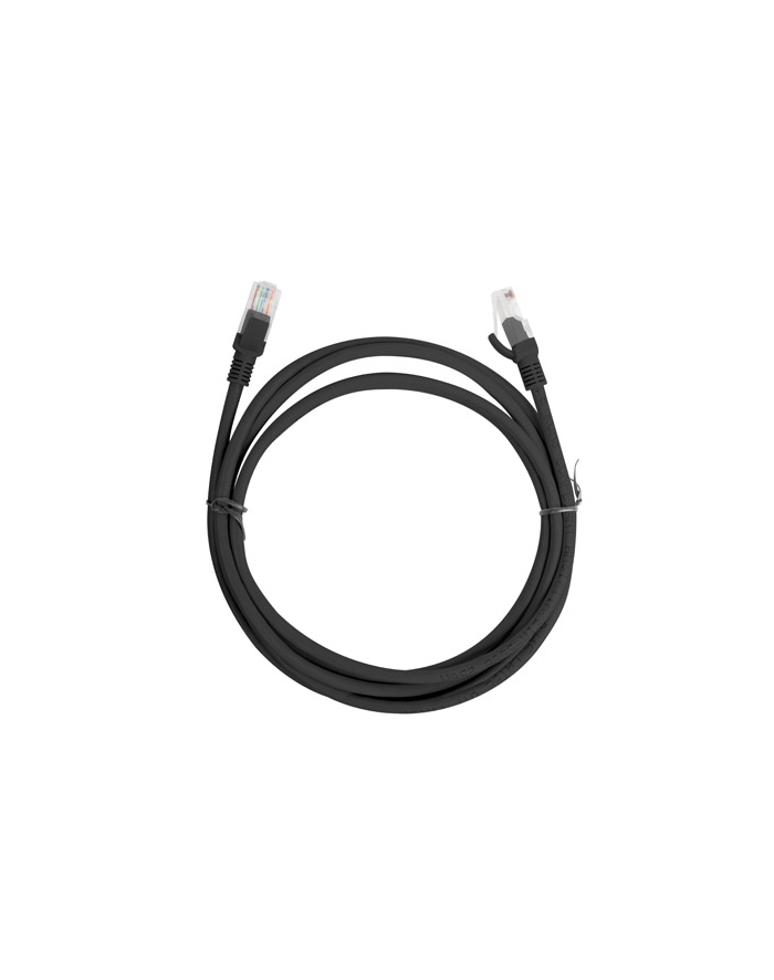 Lanberg Patchcord RJ45 cat. 5e UTP 2m czarny główny