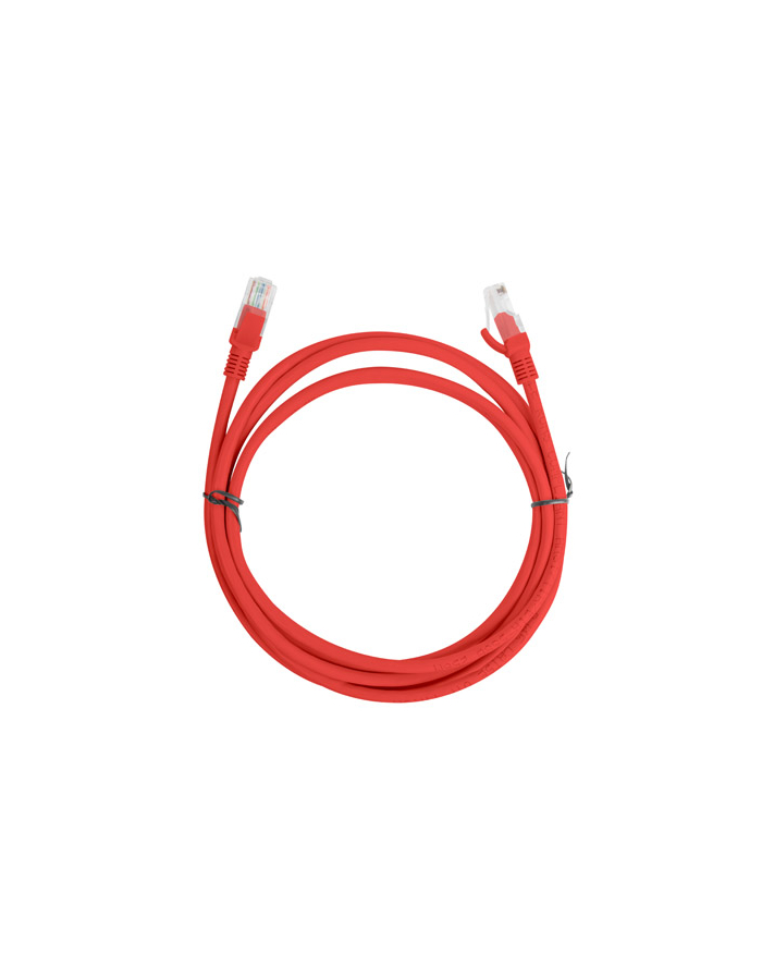 Lanberg Patchcord RJ45 kat. 5e UTP 2m czerwony główny