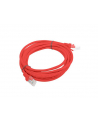 Lanberg Patchcord RJ45 kat. 5e UTP 3m czerwony - nr 16