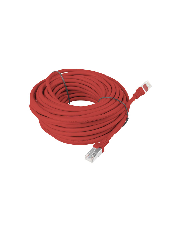 Lanberg Patchcord RJ45 kat. 5e UTP 15m czerwony główny