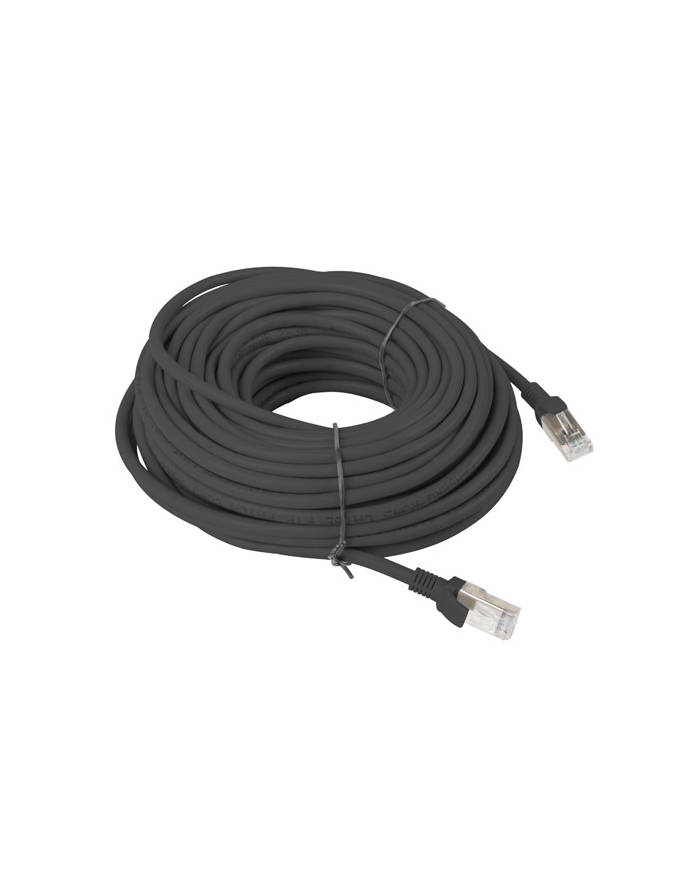 Lanberg Patchcord RJ45 cat. 5e UTP 20m czarny główny