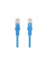 Lanberg Patchcord RJ45 kat. 6 UTP 0.25m niebieski - nr 7