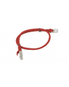 Lanberg Patchcord RJ45 kat. 6 UTP 0.5m czerwony - nr 10