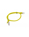 Lanberg Patchcord RJ45 kat. 6 UTP 0.5m żółty - nr 9