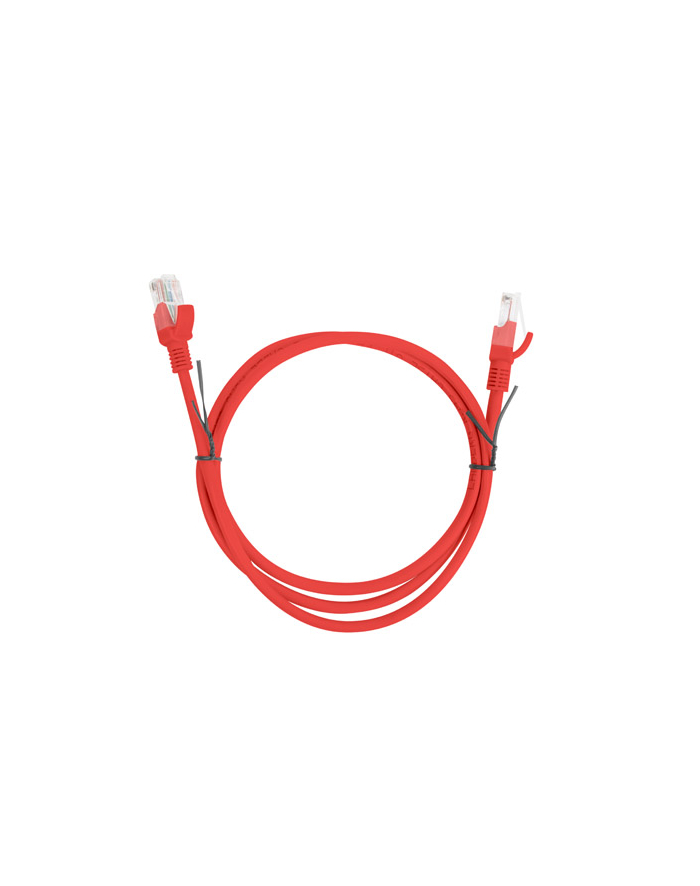 Lanberg Patchcord RJ45 kat. 6 UTP 1m czerwony główny