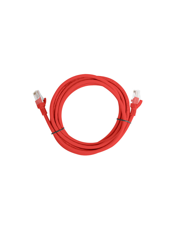 Lanberg Patchcord RJ45 kat. 6 UTP 3m czerwony główny