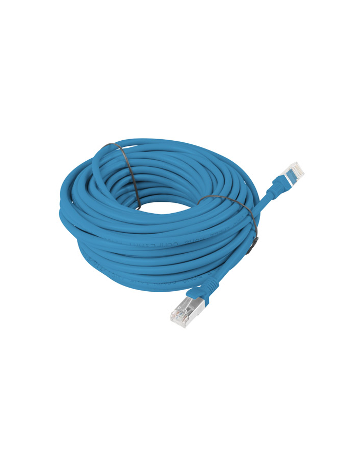 Lanberg Patchcord RJ45 kat. 6 UTP 15m niebieski główny