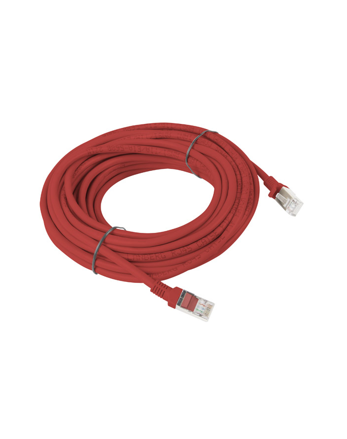 Lanberg Patchcord RJ45 kat. 6 UTP 15m czerwony główny