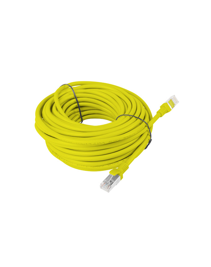 Lanberg Patchcord RJ45 kat. 6 UTP 15m żółty główny