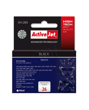 ActiveJet AH-1626N tusz czarny do drukarki HP (zamiennik 51626A nr 26)