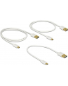Kabel USB Delock micro AM-MBM5P USB 2.0 0.3m 0.6m 0.9m zestaw biały - nr 8