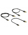 Kabel USB Delock micro AM-MBM5P USB 2.0 0.3m 0.6m 0.9m zestaw - nr 11