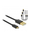 Kabel USB Delock micro AM-MBM5P USB 2.0 0.3m 0.6m 0.9m zestaw - nr 7