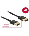 Kabel HDMI Delock HDMI High Speed Ethernet 4K 3D M/M Slim 4.5m - nr 2