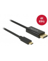 Kabel adapter Delock USB type-C(M) -> DisplayPort(M) 4K 60Hz 1m - nr 12
