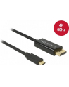 Kabel adapter Delock USB type-C(M) -> DisplayPort(M) 4K 60Hz 1m - nr 14