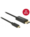 Kabel adapter Delock USB type-C(M) -> DisplayPort(M) 4K 60Hz 2m - nr 11