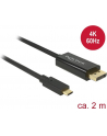 Kabel adapter Delock USB type-C(M) -> DisplayPort(M) 4K 60Hz 2m - nr 12