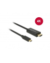 Kabel adapter Delock USB type-C(M) -> HDMI(M) 4K 30Hz 1m - nr 1