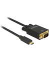 Kabel adapter Delock USB type-C(M) -> VGA(M) 2m - nr 7