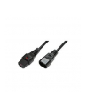 Kabel zasilający ASSMANN IEC LOCK 3x1mm2 Typ IEC C14/IEC C13 M/Ż 2m czarny - nr 5