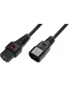 Kabel zasilający ASSMANN IEC LOCK 3x1mm2 Typ IEC C14/IEC C13 M/Ż 2m czarny - nr 6