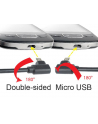 Kabel USB Gembird micro AM-BM USB 2.0 czarny kątowy 1.8m - nr 3