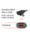 Kabel USB Gembird micro AM-BM USB 2.0 czarny kątowy 1.8m - nr 5