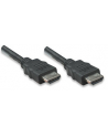Kabel HDMI Manhattan HDMI/HDMI M/M Ethernet, ekranowany, 5m, czarny - nr 2