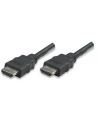 Kabel HDMI Manhattan HDMI/HDMI M/M Ethernet, ekranowany, 5m, czarny - nr 4
