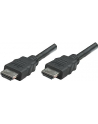 Kabel HDMI Manhattan HDMI/HDMI M/M Ethernet, ekranowany, 5m, czarny - nr 9