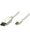 Kabel DisplayPort Manhattan Mini DisplayPort/DisplayPort M/M, 2m, biały - nr 6