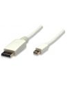 Kabel DisplayPort Manhattan Mini DisplayPort/DisplayPort M/M, 2m, biały - nr 8