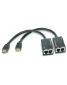 Extender HDMI Techly po skrętce Cat. 5e/6 do 30m, czarny - nr 10