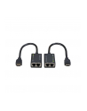 Extender HDMI Techly po skrętce Cat. 5e/6 do 30m, czarny - nr 16