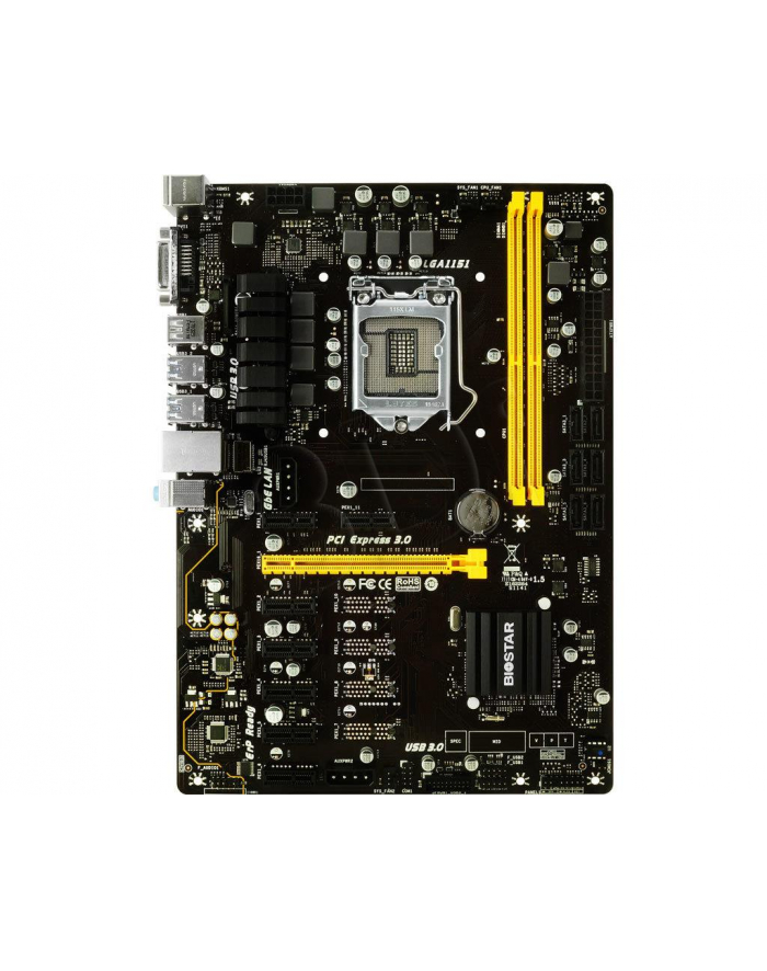 Biostar TB250-BTC+, LGA 1151 Intel B250 SATA 6Gb/s USB 3.0 główny