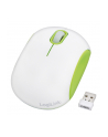 Mysz bezprzewodowa optyczna LogiLink ID0086A 2,4 GHz 1000 dpi biała/zielona - nr 3