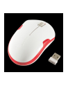 Mysz bezprzewodowa optyczna LogiLink ID0129 2,4 GHz 1200 dpi biała/czerwona - nr 19