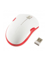 Mysz bezprzewodowa optyczna LogiLink ID0129 2,4 GHz 1200 dpi biała/czerwona - nr 1