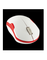 Mysz bezprzewodowa optyczna LogiLink ID0129 2,4 GHz 1200 dpi biała/czerwona - nr 5
