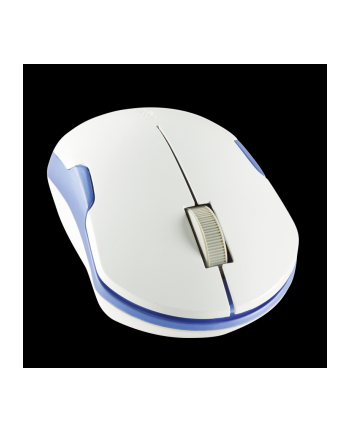 Mysz bezprzewodowa optyczna LogiLink ID0130 2,4 GHz 1200 dpi biała/niebieska