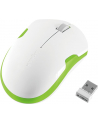 Mysz bezprzewodowa optyczna Logilink ID0133 2,4 GHz 1200 dpi biała/zielona - nr 7