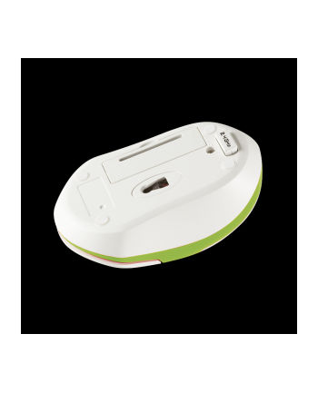 Mysz bezprzewodowa optyczna Logilink ID0133 2,4 GHz 1200 dpi biała/zielona