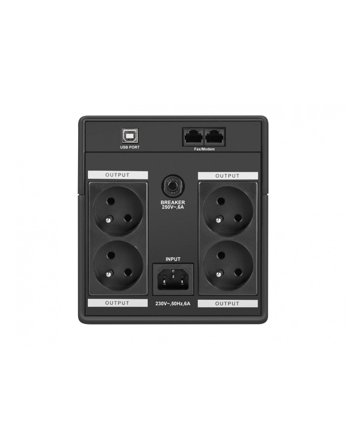 Armac UPS HOME Line-Interactive 1000E LED 4x 230V PL OUT, USB główny
