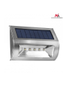 Maclean MCE170 Lampa solarna ścienna 5 SMD inox - nr 18