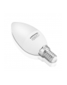 Whitenergy Żarówka LED | 6xSMD2835| C37 | E14 | 3W | 230V |ciepłe biała| mleczne - nr 2